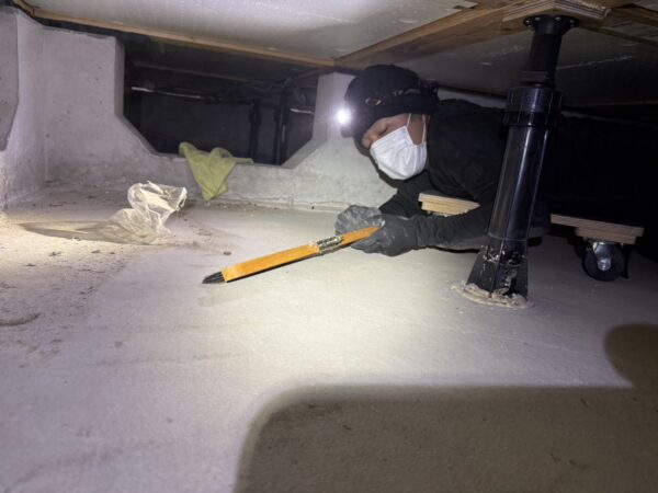 【床下清掃】某不動産物件にて